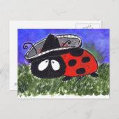 Mariachi Ladybug Briefkaart (Voorkant / Achterkant)
