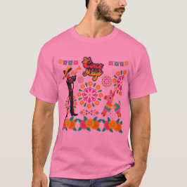 Mariachi magic nights pink t-shirt