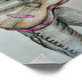 Mariachi met gitaar poster (Hoek)