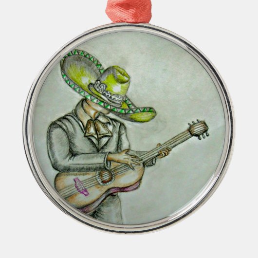 mariachi metalen ornament (Voorkant)