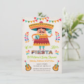 Mariachi Mexcian Fiesta Baby shower invitation (Debout devant)