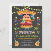 Mariachi Mexcian Fiesta Invitation de fête d'anniv (Devant)