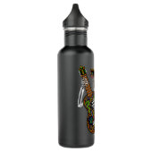 Mariachi Skeleton Guitar Day of the Dead Waterfles (Links)