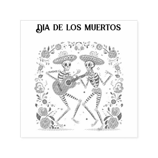 Mariachi Spirits, gewoonte Zelfinktende Stempel (Design)