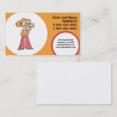 Mariachi trumpet player speelt leuke visitekaartje (Voorkant / Achterkant)