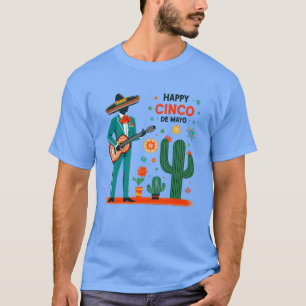 Mariachi-viering – Gelukkig Cinco de Mayo T-shirt