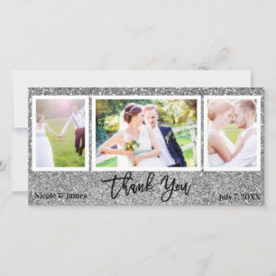 Mariage 3 Photo Image Merci Paillettes Argentées