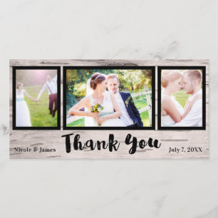 Mariage 3 Photo Image Merci Rustique Bouleau