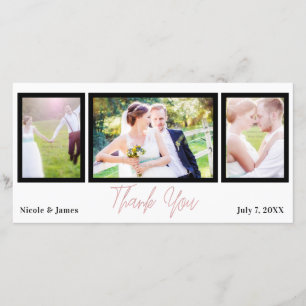 Mariage 3 Photo Image Rose Gold Merci