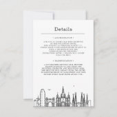 Mariage à Barcelone | Invitation Détails (Devant)