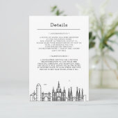 Mariage à Barcelone | Invitation Détails (Debout devant)