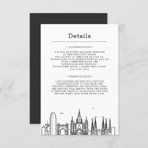 Mariage à Barcelone   Invitation Détails
