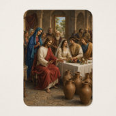 Mariage à Cana faveur de prière de mariage catholi (Devant)