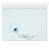 Mariage à fleurs d'anémone bleu ciel (Intérieur Horizontal (Bas))