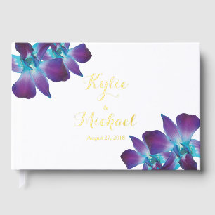 Mariage à huile réelle de Dendrobium bleu
