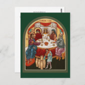 Mariage à la carte de prière Cana (Devant / Derrière)