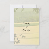 Mariage à la ferme RSVP (Dos)