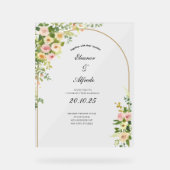 Mariage à la rose aquarelle (Recto)