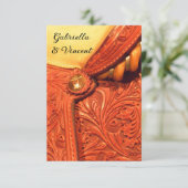 Mariage à la selle occidentale / Faire-part d'Elop (Debout devant)