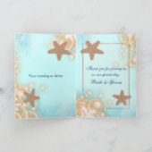 Mariage à la tangerine bleue MERCI (Intérieur)