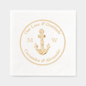 Mariage à l'ancre nautique (Recto)