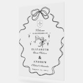 Mariage à l'arcade Doodle Champagne (Angle)