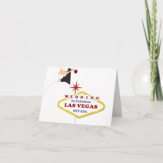 Mariage à Las Vegas Carte (Devant)
