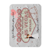 Mariage à Las Vegas Photo Magnet (Vertical)