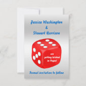 Mariage à Las Vegas Save The Date (Dos)