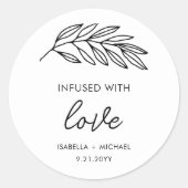 Mariage à l'huile d'olive préférez les Étiquettes (Devant)