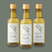 Mariage à l'huile d'olive préférez les Étiquettes