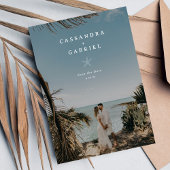 Mariage à Lihue, carte de sauvegarde de la date