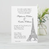 Mariage à Paris Invitation (Debout devant)