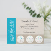 Mariage à Sand Dollar Beach Save the Date Malibu (Debout devant)