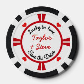 Mariage à Vegas Casino Favoriser les jetons de pok (Verso)