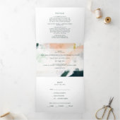 Mariage Abstrait coloré tout en un triple (Intérieur)