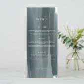 Mariage Abstrait moderne | Menu (Debout devant)