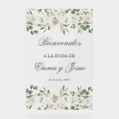 Mariage acrylique Mot de bienvenue en espagnol (Recto)