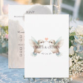 Mariage adorable Ajouter des cartes RSVP photo