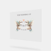 Mariage adorable mignon colibri (Angle)