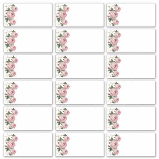 Mariage Adresse du client Ajouter le nom Étiquette (Devant)