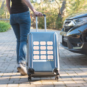 Mariage Adresse Invité Sticker Support en terre cu (Valise Insitu)