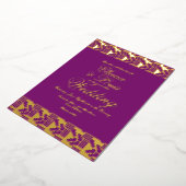 Mariage Africain Marquage Pressing Foil Invitation (Rotation)