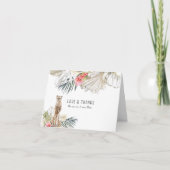 Mariage africain Safari photo Merci (Devant)