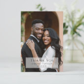 Mariage African American 2 Photo Merci (Debout devant)