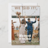 Mariage Ajouter Photo Fun Magazine Carte de couver (Devant)