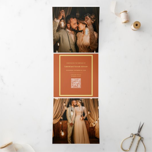 Mariage Ajouter une carte de Faire-part photo (Intérieur)