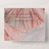 Mariage All N One Invitation Plutôt en rose (Verso)