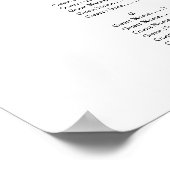 Mariage Alphabétique Tableau de siège Simple Éléga (Coin)