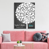 Mariage alternatif livre d'or coeur turquoise (Insitu(Salon))